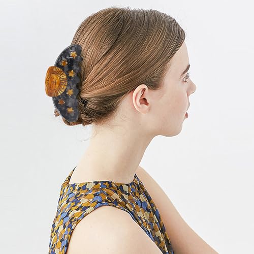 Beleki JZ-132-US Hair Claw Clip For Women, Beleki Acetate Sun Stars Hair Claw thumb #3