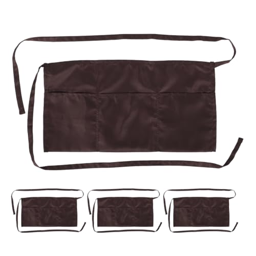 Tablier de cuisine court anti-tache VALICLUD avec poches de service
