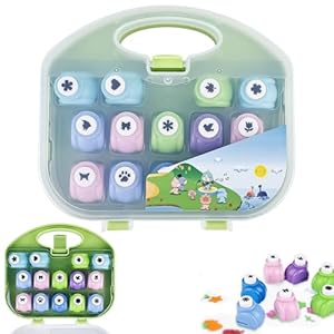 BAIFULAI 14 Stück Motivstanzer Bastelset