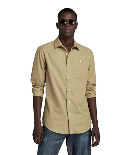 G-Star RAW Herren Bristum 2.0 Slim Shirt ls, Beige (Tree House D23553-D187-C941), XS – Ansicht 1