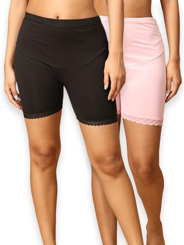 Image of The Mom Store Maternity Panties, Boyshorts Panties for Women - High Rise Maternity Wear, Full Rear Coverage Cotton Maternity Panty - Ideal for Pregnancy