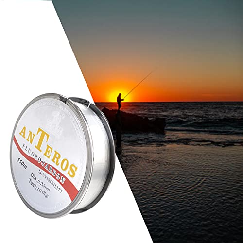 Colcolo 150 M Fluorocarbon Beschichtete Kohlefaser Angelschnur Stoßfeste Führungslinie Niedrige Stretch für Salzwasser… – Bild 3