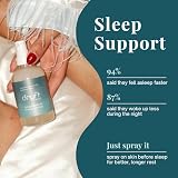 Dryft Sleep Magnesium Sleep Spray Topical Magnesium Oil for Body, Made in USA, No Itch, Eases You Into Sleep and Soothes Muscles, Aromatherapy Light Citrus Scent, Smooth on Skin