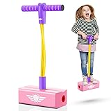 Toys for 3-12 Year Old Girls, Notique Pogo Stick Girl Toys Age 3-12 Outdoor Toys for Kids 3-12 Pogo Jumper Toddler Girl Toys Gifts for 3-12 Year Old Girls for Kids Pink