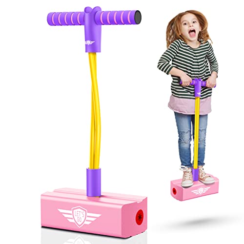 Hchildhood Foam Pogo Jumper For Kids, Pogo Stick Jumping Promotes Growing Taller Fun And Safe Outdoor Toys For 5 6 7 8 9 10 11 12 Years Old Boys Girls Christmas Birthday Halloween Easter Gifts #TOP16