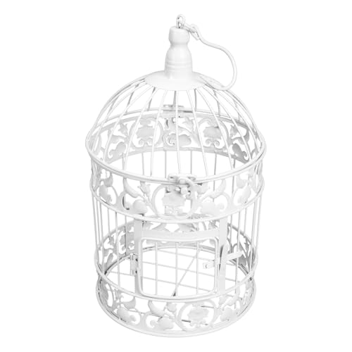 TOYANDONA DéCoration Mariage Cage À Oiseaux en Fer Forgé 12.60 Pouces Ornement EuropéEn pour Rangement Et DéCoration D'ÉVéNements IntéRieurs
