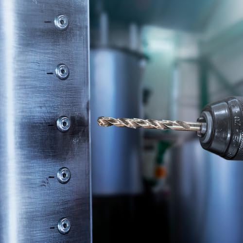 Bosch 10x PRO Stainless Steel HSS-Co Spiralbohrer (für Stahl, Edelstahl, Ø 7,00 mm, Professional Zubehör Bohrmaschine/Schrauber)
