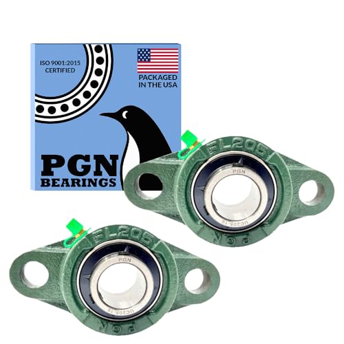 Image of PGN UCFL205-16 (2 Pack) 2-Bolt Flange Bearing 1 inch Bore