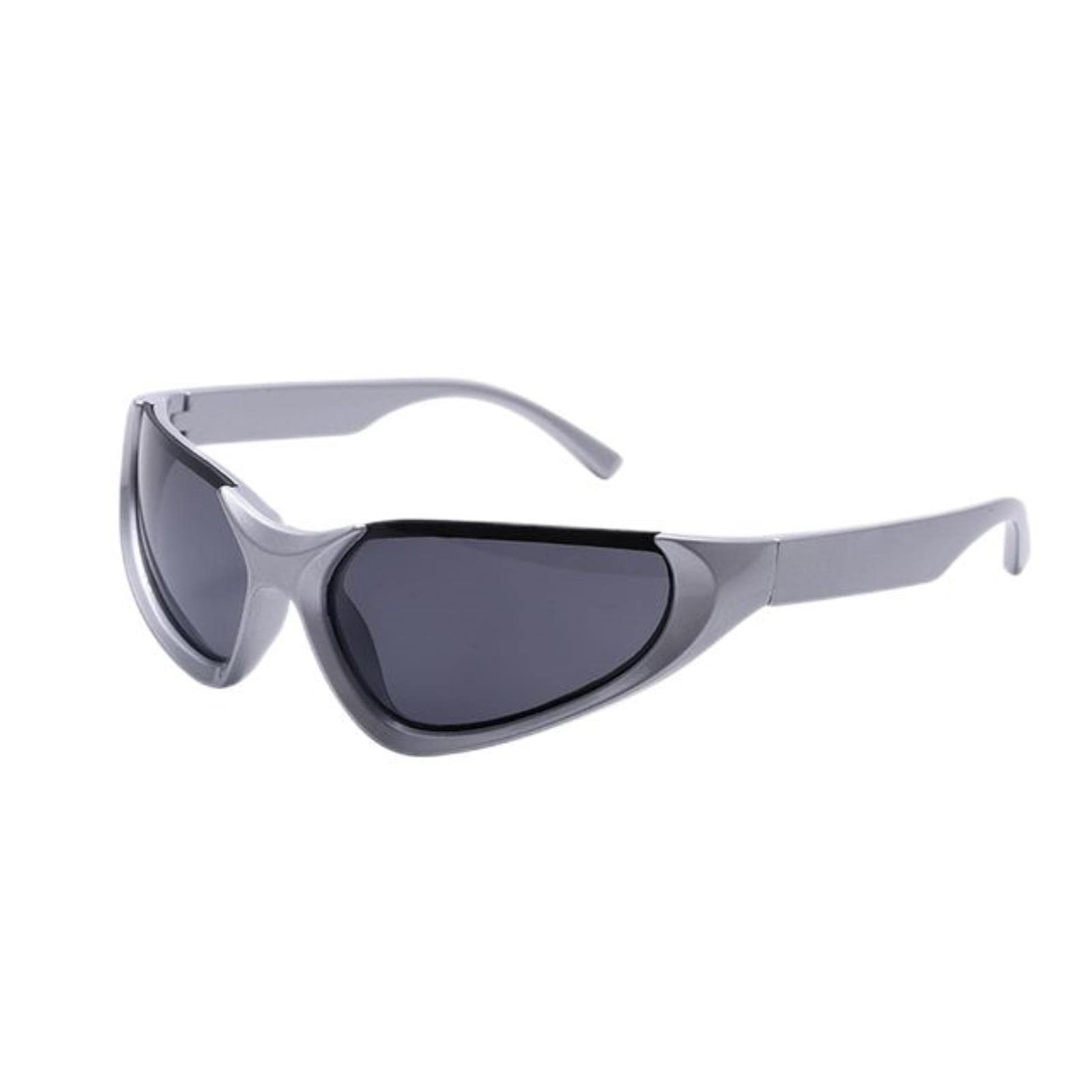 vfdaSWQQ Cycling Goggles, Sunglasses Women Men Fashion Punk Glasses Y2k Eyeglasses Designer Mirror Sport Eyewear Goggle-C4