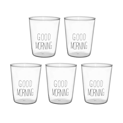 DNIENKGE 16oz Highball Drinking Glasses,Set of 6 Juice Glasses,Tall Clear Glassware Drinking Glass Cups,for Iced Coffee, Water,Juice, Cocktails,Beverages, Milk.Dishwasher Safe.(black)