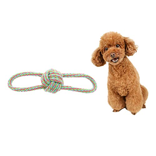 Brinquedo de mastigar para cães da Homozy com corda trançada para animais de estimação indestrutível