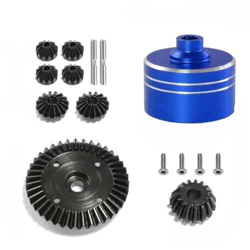RC�J�[���i For Tamiya For Tt02 For Tt02b Xv02 Tt2100 1/10 Rc �J�[���������P�[�X�|�����ԃ��C���M�A-�Z�b�g�A�b�v�O���[�h�p�[�c�A�N�Z�T���[(Blue)