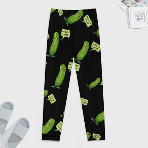 Big Dill Pickle Men's Pajama Pants Lightweight Joggers Lounge Pants Pj Bottoms Sleep Pants4