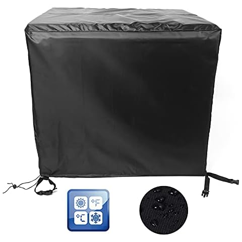 MEEYI patio furniture covers waterproof 80x80x80cm table covers for garden furniture anti-UV circular patio furniture cover cover resistant oxford patio table cover waterproof snowfish for cube set Cover