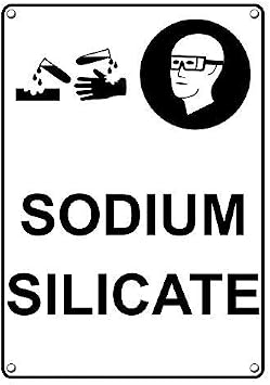 Tin Sign Sodium Silicate Sign 8 X 12 Inch