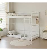 Amazon｜森風ShinrinKaze ロフトベッド パイプベッド 大人用 シングル