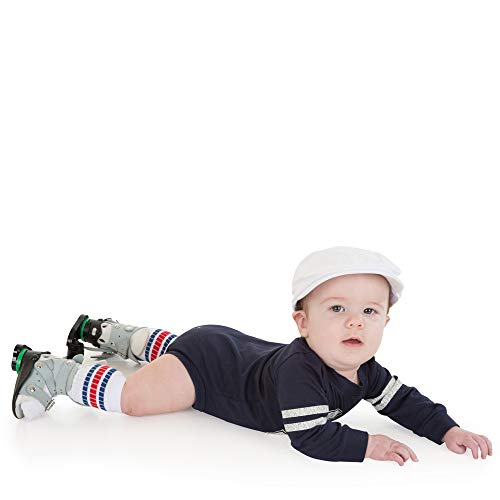 Judanzy Knee High Tube Socks For Boys, Girls, Baby, Toddler And Child (4-6 Years, Green/Yellow & Blue/Red) #TOP4