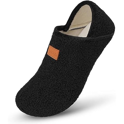 Scurtain Unisex Slippers with Rubber Sole Cover