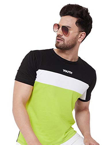 Image of GRITSTONES Printed Half Sleeve Round Neck T-Shirt for Men - GSHSPNT2512 P