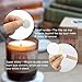 Aubeco 960Pcs Candle Making Wick Stickers, Heat Resistance Double-Sided Wick Stickers with The Little Tail, Adhere Steady in Hot Wax Stickers for Candle Making