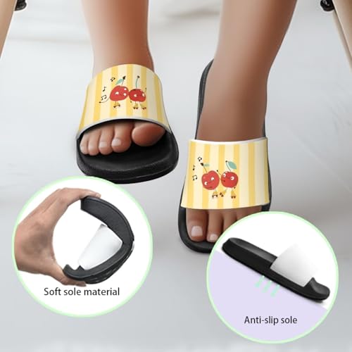 UNICEU Kids House Slippers Comfortable Open Toe Slides Sandals Girls Boys Slip On Lightweight Casual Shower Shoes 6