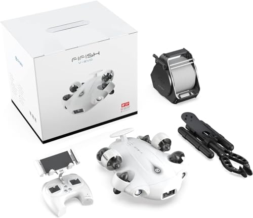 advanced 4k vr underwater drone with robotic arm evo with arm