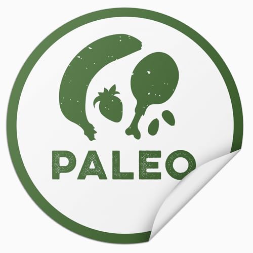 Autocollants Paléo contre le désordre des repas : 600 étiquettes rondes de 2,5 cm