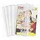 Buchumschläge 10 Stück Bucheinschlagfolie Einstellbar Wasserdicht Buchschoner für Schulbücher Schulhefte Wiederverwendbare Workbooks Klare Heftumschläge Transparent A4