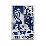HRUERYWRBTT The Strokes Poster, ästhetische Wandkunst, 