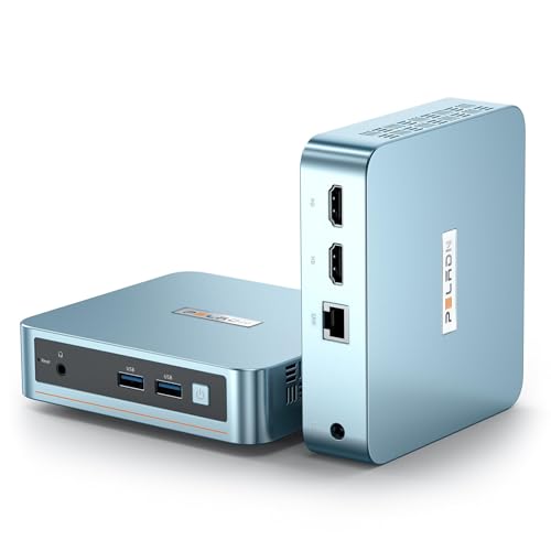 Image of PELADN WI-4 Mini PC,11th Gen N5105 16GB DDR4 /512GB SSD, Small Desktop PC with 4K HD, BT4.2, Dual HDMI Ports, 2.4G /5G WiFi, Gigabit Ethernet Support, Mini Computer
