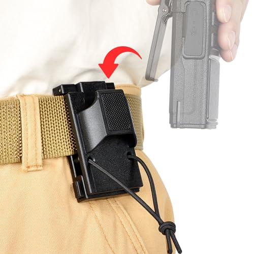 iGuerburn Funkgeräte Holster Walkie-Talkie Halterung, Motorola Funkgerät zubehör Gürtelclip Funkgerät Tasche Ausrüstung für die Strafverfolgung
