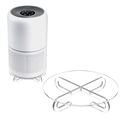 Beautyflier Acrylic Holder Tray for LEVOIT Air Purifier, Heat Dissipation and Prevent Desktop Water from Penetrating, Stand for Bedroom Living Room