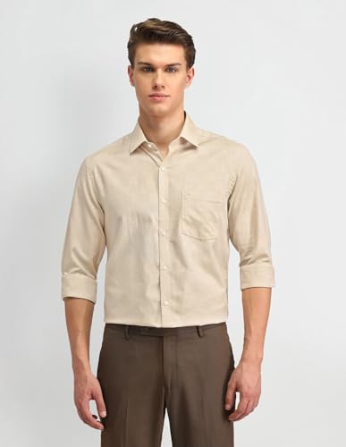 Image of Arrow Men's 100% Cotton Slim Fit Shirt