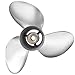 15 x 21 OEM Upgrade Stainless Steel Boat Propeller for Suzuki Engines Outboard 150-300HP, 15 Spline Tooth RH, 3 Blades