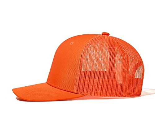 Image of Quanhaigou Trucker Hat - Mesh Snap Back - Unisex Adjustable Baseball Cap - Outdoor Hats for Men Women