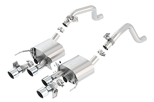 BORLA 11855 Rear Section S-Type Exhaust System for C7 Corvette Stingray