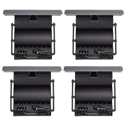 Lot de 4 Attaches rigide de fixation Octoclick H890C - 2 maillons - lame 8 et 14 mm pour store et volet roulant - Ressort de suspension pour tablier - Fabrication et Qualité française