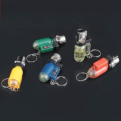 Image of KOFY Aluminium Tin Pioneer Jet Flame Refillable Lighter 1Pc