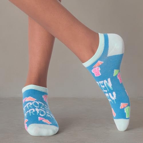 K. Bell Women's Fun Food & Drink Low Cut Socks-6 Pairs-Cool & Cute Novelty Gifts4