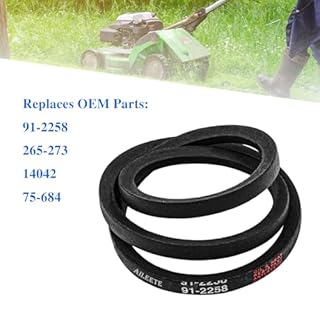 AILEETE 91-2258 V-Belt 3/8" x 35" for Toro Recycler and Super Recycler Self-Propelled Lawn Mower 20016 20017 20018, Replaces Toro Self Propelled Drive Belt 91-2258