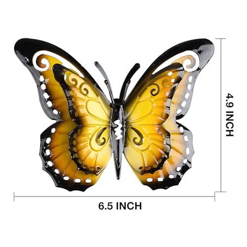 Metal-Butterfly-Wall-Decor-65-Outdoor-Fence-Wall-Art-Decor-Suitable-for-Garden-Patio-Balcony Metal Butterfly Wall Decor 65 Outdoor Fence Wall Art Decor Suitable for Garden Patio Balcony