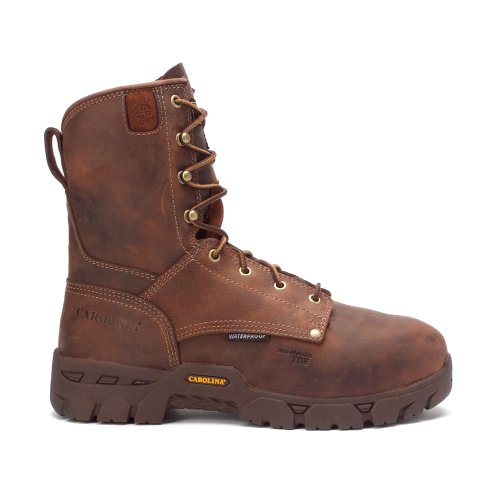 Carolina Buster Composite Toe Waterproof Work Boots for Men - Memory Foam Footbed, PU Midsole, and Oil- & Slip-Resistant Outsole, EH-Rated2