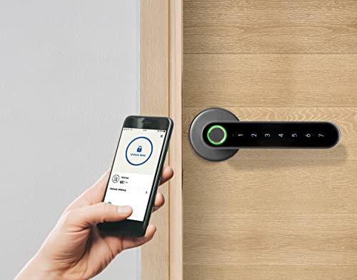 Orno OR-ZS-853 Elektronisches Schloss mit Touch-Tastatur und Smart-Funktion – Fingerabdruckleser, Bluetooth 4.