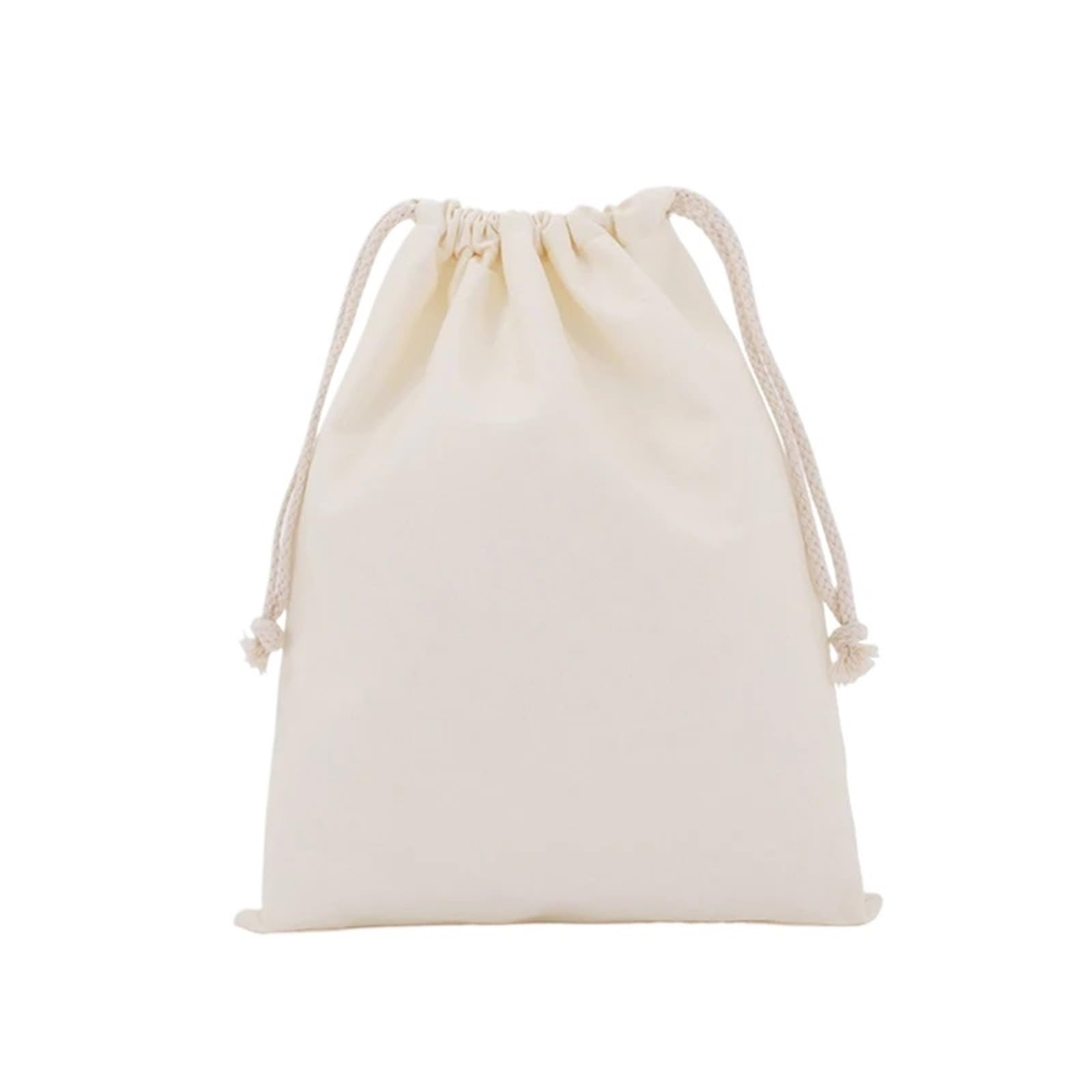 Linen Burlap Bag, Hessian Sack Drawstring Bags Multicolor Multiple Sizes(Beige,25x32cm)