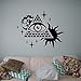 fancjj Skyrim Decalcomania da Muro con Simboli creativi all Seeing Eye Vinile Adesivo Decor Salotti Murales Articoli per la casa Skyrim