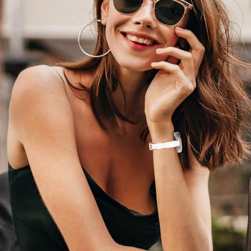 Image of WINGLE Slim Bands for Galaxy Watch 8 Band Samsung Galaxy Watch 8 Classic Band 40mm 44mm 46mm Women, Jewelry Dressy Bracelet Thin Metal Strap Designer Luxury Bangle for Galaxy Watch8 / 8 Classic
