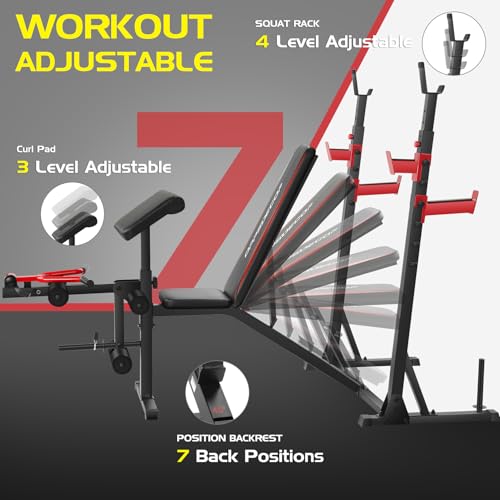 Weight Bench Set with Leg Developer