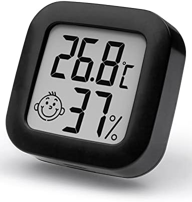 Mini-Thermometer Hygrometer für den Innenbereich, digital, mit hoher Genauigkeit, Temperatur- und Feuchtigkeitsmesser, Thermo-Hygrometer, Anzeige des Komfort-Niveaus