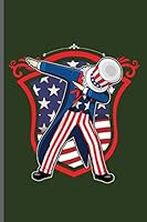 Freedom Dabbing Dabber: American Flag USA Independence Day notebooks gift (6x9) Dot Grid notebook to write in 1071020145 Book Cover