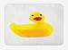 AoLismini Gummiente Badematte, gelb quietschend Ducky Spielzeug Spaß Schaumbad Tier Kinderzimmer Druck von Entlein, Plüsch Badezimmer Dekoration Teppich mit suppo